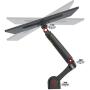 NB North Bayou Monitor Arm Monitor Stand Monitor Desk Mount Height Adjustable VESA Bracket for 17 to 27 Inch Computer Screen - Holds up to 19.8lbs with C Clamp Bolt-Through Grommet Base H80-B