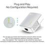 TP-Link AV600 Powerline Ethernet Adapter(TL-PA4010 KIT)- Plug&Play, Power Saving, Nano Powerline Adapter, Expand Home Network with Stable Connections