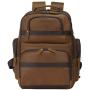 TIDING Mens Vintage Leather Backpack 15.6'' Laptop Bag Large Capacity Business Travel Hiking Shoulder Daypacks