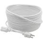 Prime Wire & Cable EC883627 16/3 SJTW Landscape Extension Cord, 35 Feet (White)