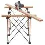 Bora Centipede 2x4 Feet Work Stand and Portable Table | Sawhorse Support with Folding, Collapsible Steel Legs, CK6S