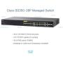 Cisco Sg350-28P 28-Port Gigabit PoE Managed Switch