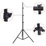 Emart 8.5 x 10 ft Photo Backdrop Stand , Adjustable Photography Muslin Background Support System Stand for Photo Video Studio
