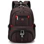 Travel Laptop Backpack for Men Women, Large Computer Backpack Bookbag Fits 17 inch Laptop for School College (M58_Coffee)