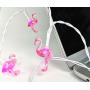 YAGE Tale Pink Flamingo USB Christmas Light Phone Charger Cord Designed for Women 50inch 8LED Bulb Compatible with Phone 5 5s 6 6plus 6s 6s Plus 7 7plus 8 8plus X XR XS XS Max 11Pro Max etc