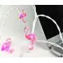 YAGE Tale Pink Flamingo USB Christmas Light Phone Charger Cord Designed for Women 50inch 8LED Bulb Compatible with Phone 5 5s 6 6plus 6s 6s Plus 7 7plus 8 8plus X XR XS XS Max 11Pro Max etc