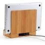 G.U.S. Personalized Monogrammed Multi-Device Charging Station Dock & Organizer - Multiple Finishes Available. for Laptops, Tablets, and Phones - Strong Build, Eco-Friendly Bamboo