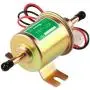 Electric Fuel Pump 12v Universal Inline Fuel Pump Low Pressure 2.5-4 PSI Gas Diesel Transfer Fuel Pump for Carburetor Lawnmover Boat Carter HEP-02A