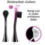 Curaprox Black is White Black Electric Toothbrush with 2 Carbon-Coated Toothbrush Heads