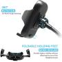 Kuelor Car Cup Holder Phone Mount, Adjustable Long Arm Cell Phone Holder with 360° Rotatable Cradle for Most Smartphones Such as iPhone, Samsung and GPS