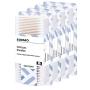 Amazon Brand - Solimo Cotton Swabs, 500ct (Pack of 4)