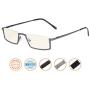Blue Light Filter Glasses Men Women Reading Computer Half-rim Reader Eyeglasses