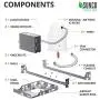 Sunco Lighting 12 Pack 4 Inch New Construction Housing, Air Tight IC Rated Steel Can, 120-277V, TP24 Connector Included for Easy Install - UL & Title 24 Compliant Sunco Lighting 12 Pack 4 Inch New Construction Housing, Air Tight IC Rated Steel Can, 120-277V, TP24 Connector Included for Easy Install - UL & Title 24 Compliant