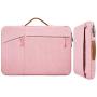 11.6-12.9 Inch Water-Resistant Laptop Briefcase for Women Ladies Bag with Handle for Acer R 11 11.6 Chromebook, ASUS Chromebook 11.6, Macbook Air 13 A1932, Dell Surface HP Lenovo Carrying Sleeve, Pink