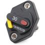 T Tocas 32v DC Circuit Breaker Fuse Inverter with Manual Reset Button Switch Fuses 12V 30A