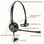 Telephone Headset with Mic Mute & Volume Control for Landline Phone, Call Center Headset with Noise Cancelling Microphone for 6941 7841 7941 7942 7945 7960 7961 7962 7965 8845 8945