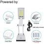 [New Version] TOMOL Super Bright COB LED Portable Desk Lamp Travel Lamp :Foldable, Touch Sensitive Control, 3 Adjustable Brightness Levels, Battery and USB Powered