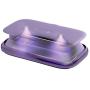 HoMedics UV Clean Phone Sanitizer, UV Light Sanitizer, Fast Germ Sanitizer for Cell Phone, Makeup Tools, Credit Cards, Keys, Glasses, Kills 99.9% of Bacteria & Viruses, Purple