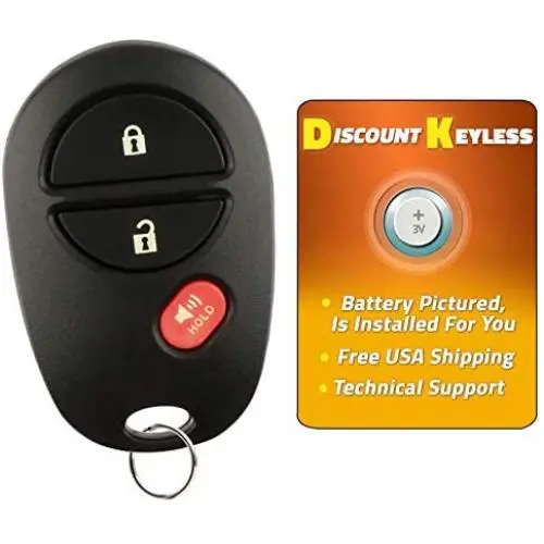 Discount Keyless Replacement Key Fob Car Remote For Toyota Tacoma Tundra Sequoia Highlander GQ43VT20T