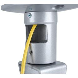 AMER Projector Mount - Universal Ceiling Bracket LCD DLP Tilt 360° Swivel 30lbs (Silver)