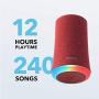 Soundcore Flare Mini Bluetooth Speaker, Outdoor Bluetooth Speaker, IPX7 Waterproof for Outdoor Parties, LED Light Show with 360° Sound and BassUp Technology-Red
