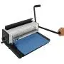 Rayson TD-1500B34 Binding Machine, Square Size Holes, 3:1 Pitch Wire-O Binder Punch 15 Sheets/Bind 130 Sheets with Sturdy Metal Construction