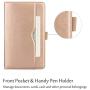 ProCase iPad Pro 12.9 2017/2015 Case (Old Model) - Stand Folio Case Cover for Apple iPad Pro 12.9 Inch (Both 2017 and 2015 Models), with Multiple Viewing Angles, Apple Pencil Holder -Gold