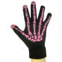 Boss Tech Products, Inc. BTP-GLV-SKLPNK Glow in The Dark Touch Screen Gloves for All Touch Screen Electronic Devices - Retail Packaging - Black/Pink