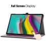 Fintie Case for Samsung Galaxy Tab S5e 10.5 2019 Model SM-T720(Wi-Fi) SM-T725(LTE) SM-T727(Verizon/Sprint/AT&T), Multi-Angle Viewing Stand Cover with Pocket Auto Sleep Wake Feature, Purple