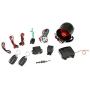 KKmoon Universal Car Vehicle Security System Burglar Alarm Protection Anti-Theft System 2 Black Remote Control