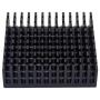4pcs Aluminum Heatsink 40x40x11mm / 1.57x1.57x0.43inches for Electronic Chip Cooling with Thermal Conductive Double Sided Tape