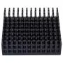 4pcs Aluminum Heatsink 40x40x11mm / 1.57x1.57x0.43inches for Electronic Chip Cooling with Thermal Conductive Double Sided Tape
