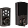 Kwikset 98880-005 SmartCode 888 Smart Lock Touchpad Electronic Deadbolt Door Lock with Z-Wave Plus Featuring SmartKey Security in Venetian Bronze