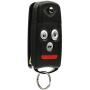 Car Flip Key Fob Keyless Entry Remote fits 2009-2014 Acura TL TSX / 2010-2013 Acura ZDX (MLBHLIK-1T, 2500A-HLIK1T)