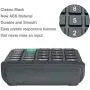 Calculator, BESTWYA Dual Power Handheld Desk Calculator with 12 Digit Large LCD Display Big Sensitive Button (1 Black & 1 Silver)