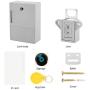 ODOMY RFID Locks for Cabinets Hidden DIY Lock, Electronic Cabinet Lock for Wooden Cabinet Drawer Locker, RFID Card/Tag/Wristband Entry