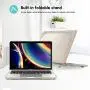 ProCase MacBook Pro 16 Case 2019 A2141 with Touch Bar & Touch ID, Heavy Duty Slim Hard Shell Dual Layer Protective Cover with Fold Kickstand for MacBook Pro 16 Inch 2019 Release -Khaki