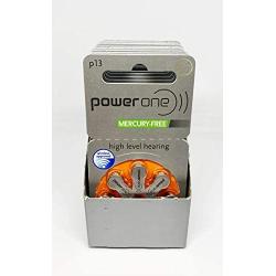 80 PowerOne Power One Size 13 Hearing Aid Batteries