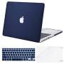 MOSISO Case Only Compatible with MacBook Pro Retina 13 inch (Models: A1502 & A1425) (Older Version Release 2015 - end 2012), Plastic Hard Shell Case & Keyboard Cover & Screen Protector, Navy Blue