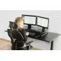 TechOrbits Standing Desk - Stand Up Desk Converter and Monitor Riser - Height Adjustable Sit Stand Tabletop Workstation