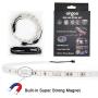 PC RGB LED Strip Light, White Silicone Housing Magnetic PC Case Lighting, 2PCS Strips 42LEDs for 12V 4-Pin RGB LED Header, for ASUS Aura RGB, MSI Mystic Light, ASROCK Aura RGB, Gigabyte RGB Funsion