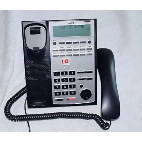 NEC SL1100 Phone IP4WW-12TXH-B-TEL (BK) 1100061 Telephone Black w Good LCD Rare Used Rare