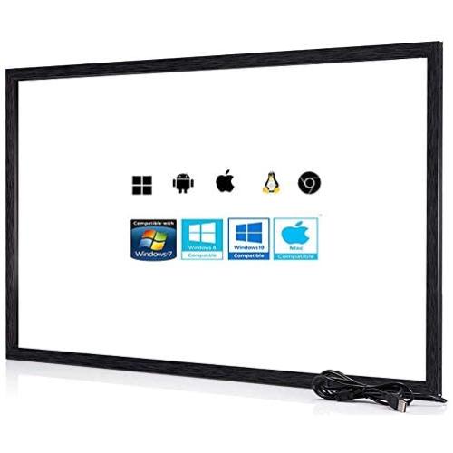 Chengying 40 Inch 10 Points Multi-Touch Infrared Touch Frame IR Touch Panel 40 Inches Infrared Touch Overlay USB Driver Free HID Compatible (Renewed)