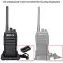 Retevis RT17 2 Way Radios Walkie Talkie Long Range,Two Way Radio with Earpiece,1200mAh Replaceable Rechargeable Battery,USB Charger Base,Commercial Retail Security(10 Pack)