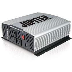 Jupiter Power Inverter 2000w (4000w Peak) converts vehicle 12v DC to House 120v power 3-120v AC outlets 1-2.1AMP USB plus protection from hi/lo voltage, high currents, high temp & short circuit