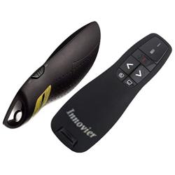 Innovier Power Point Presenter Clicker with Dust Proof Pouch for Wireless Presenter Remote Presentation USB Control PowerPoint PPT Clicker for MAC/PC/Keynote