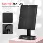 [Latest 2021] Makeup Mirror with Lights,Vanity Mirrors with 1X 5X 7X Magnification, Touch Screen, Dual Power Supplies, Portable Trifold Lighted Makeup Mirror