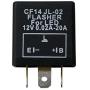 iJDMTOY (1) 3-Pin CF14 EP35 Electronic LED Flasher Relay As LED Related Turn Signal Bulbs Hyper Flash Fix