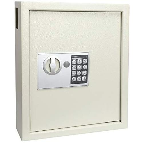 KYODOLED Electronic 40 Key Cabinet Wall Mount,Digital Key Safe Lock Box,Large Security Lockbox for House Key,Heavy Duty Combination Lock Storage,14.37 X 11.8 X3.93White 40 Keys KYODOLED Electronic 40 Key Cabinet Wall Mount,Digital Key Safe Lock Box,Large Security Lockbox for House Key,Heavy Duty Combination Lock Storage,14.37 X 11.8 X3.93White 40 Keys