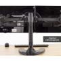 VIVO Freestanding Dual Computer Monitor Mount, Fully Adjustable VESA Stand with Base for Two (2) Ultra Wide Screens up to 38'' (STAND-V102AF)